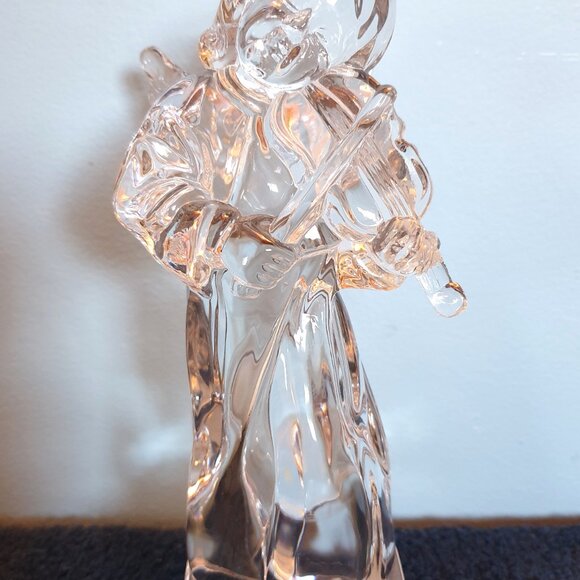 8.25’’ MIKASA Germany Lead Crystal Angelic Violin Angel Figurine - Picture 8 of 11